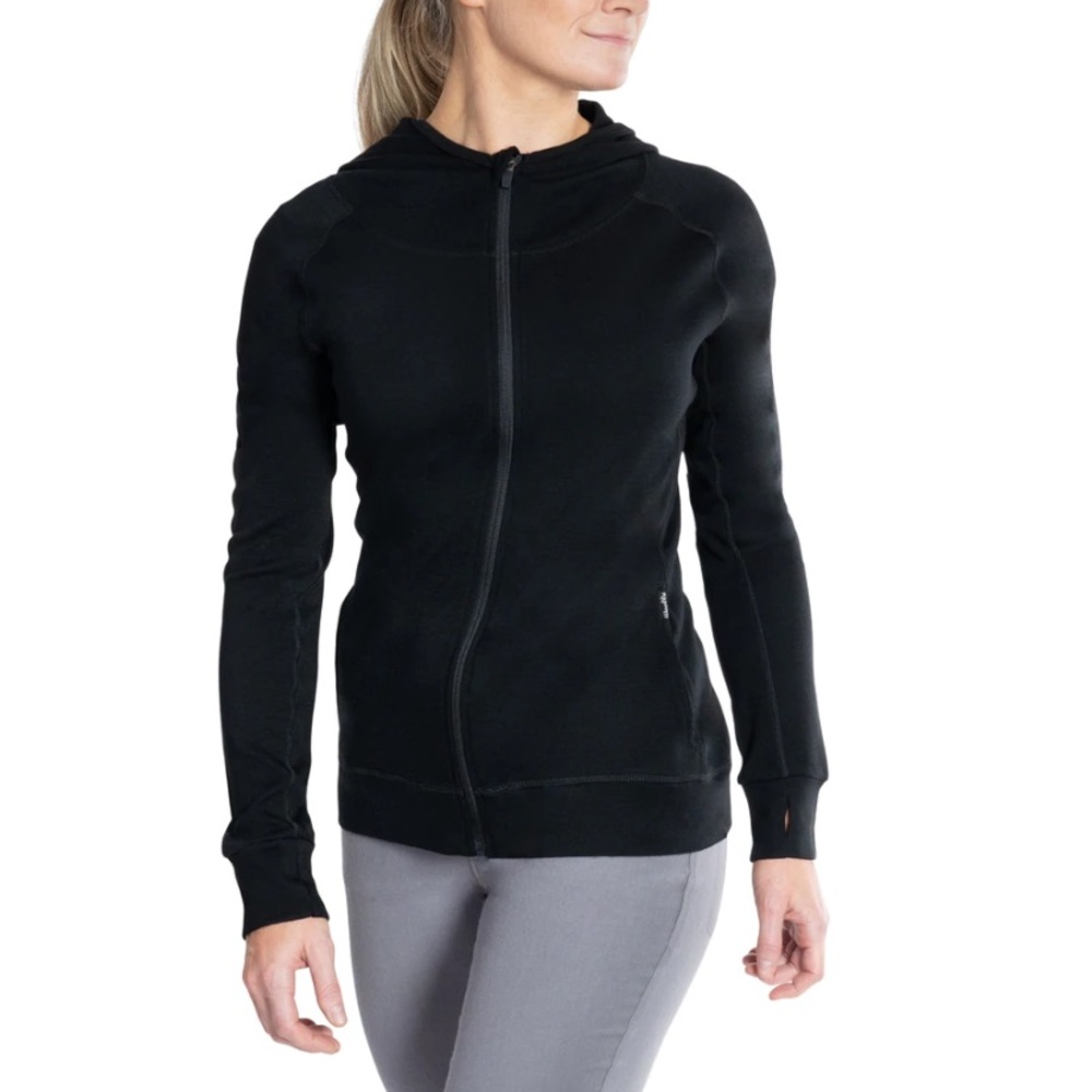 Woolly Pro-Knit Zip 100% Merino Wool Hoodie Zip Up Jacket
